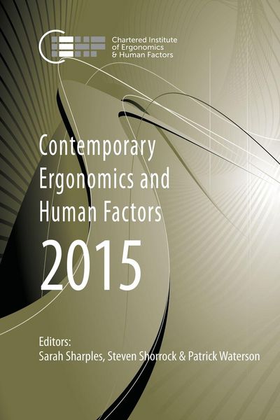 Produktbild: Contemporary Ergonomics and Human Factors 2015