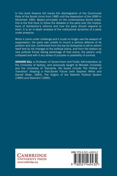 Produktbild: The Collapse of a Single-Party System