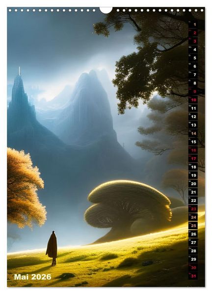 Produktbild: Fantastische Wanderungen (Wandkalender 2026 DIN A3 hoch), CALVENDO Monatskalender
