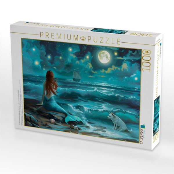 Produktbild: CALVENDO Puzzle Ein Motiv aus dem Kalender "B&uuml;cher, Liebe und ein kleiner Hund" | 1000 Teile Lege-Gr&ouml;&szlig;e 64x48cm Foto-Puzzle f&uuml;r gl&uuml;ckliche Stunden