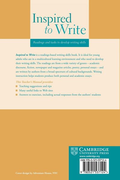 Produktbild: Inspired to Write Teacher's Manual