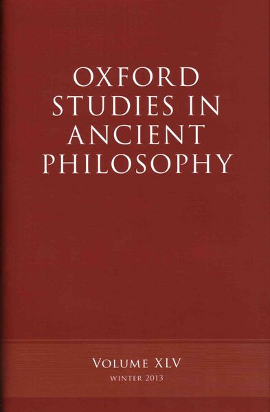 Produktbild: Oxford Studies in Ancient Philosophy, Volume 45