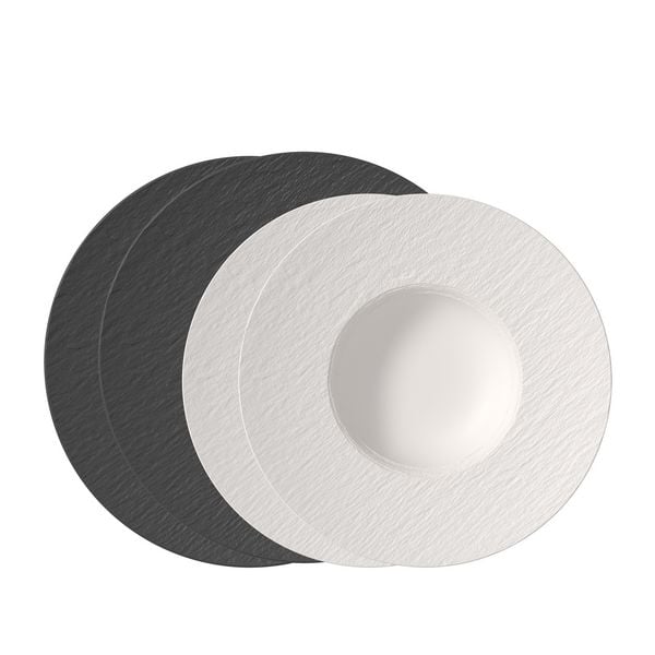 Produktbild: Villeroy & Boch Manufacture Italian Set Black & White