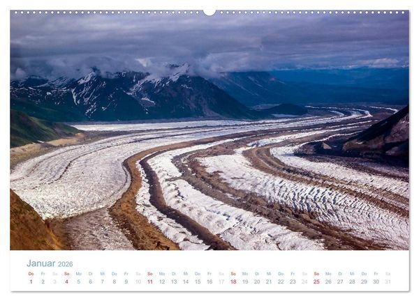 Produktbild: Der Alaska Kalender CH-Version (Wandkalender 2026 DIN A2 quer), CALVENDO Monatskalender