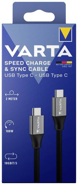 Produktbild: Varta USB-Kabel USB-C&reg; Stecker 2.00 m 57936101111