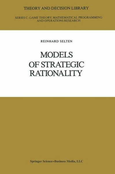 Produktbild: Models of Strategic Rationality
