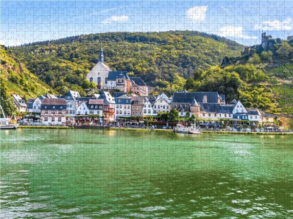 Produktbild: CALVENDO Puzzle Beilstein an der Mosel | 1000 Teile Lege-Gr&ouml;&szlig;e 64x48cm Foto-Puzzle f&uuml;r gl&uuml;ckliche Stunden