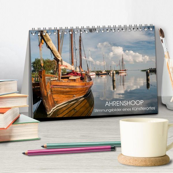 Produktbild: Ahrenshoop - Stimmungsbilder eines K&uuml;nstlerortes (Tischkalender 2026 DIN A5 quer), CALVENDO Monatskalender