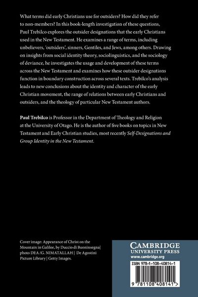 Produktbild: Outsider Designations and Boundary Construction in the New Testament