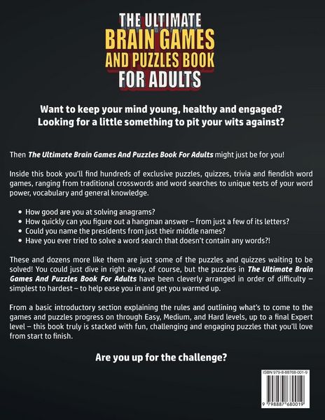 Produktbild: The Ultimate Brain Games And Puzzles Book For Adults