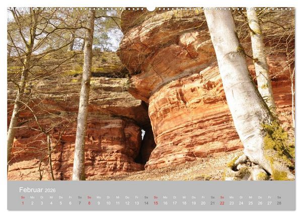 Produktbild: Felsen im Pf&auml;lzer Wald (Wandkalender 2026 DIN A2 quer), CALVENDO Monatskalender