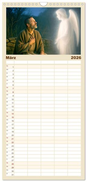 Produktbild: Familienplaner 2026 - Der Weg von drei&szlig;ig Jahren mit 5 Spalten (Wandkalender, 21 x 45 cm) CALVENDO