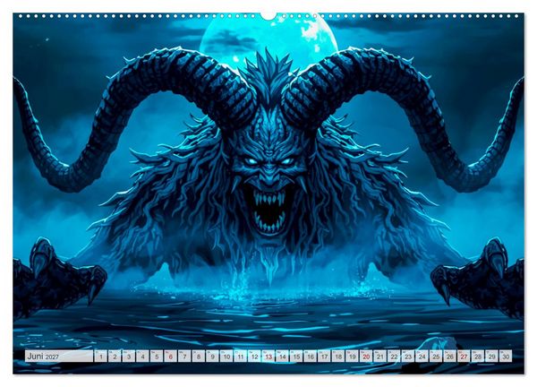 Produktbild: Beowulf &ndash; Die Saga des Drachenbezwingers (Wandkalender 2027 DIN A2 quer), CALVENDO Monatskalender