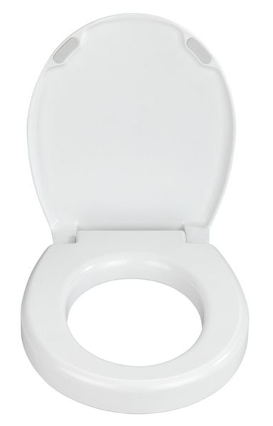 Produktbild: WC Sitz Mod. Secura Comfort, mit 5 cm Sitzerh&ouml;hung, belastbar bis 200 kg