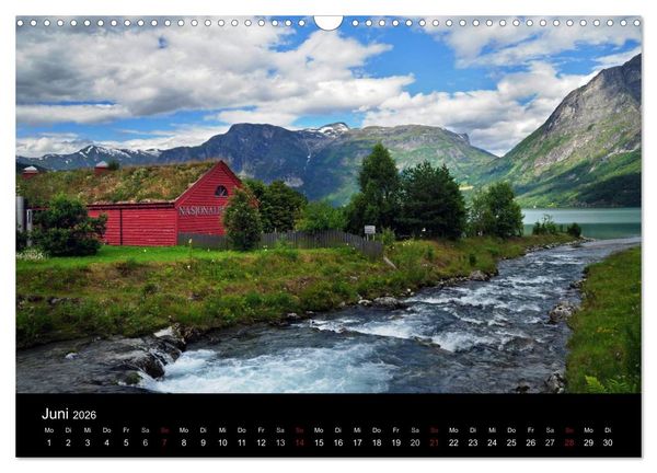 Produktbild: An Norwegens K&uuml;sten (Wandkalender 2026 DIN A3 quer), CALVENDO Monatskalender