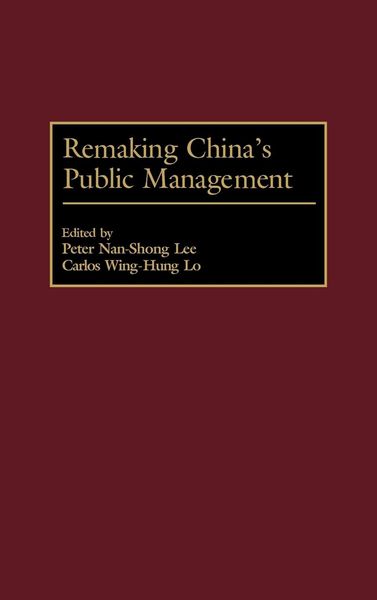 Produktbild: Remaking China's Public Management