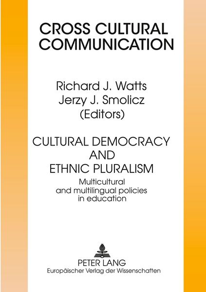Produktbild: Cultural Democracy and Ethnic Pluralism