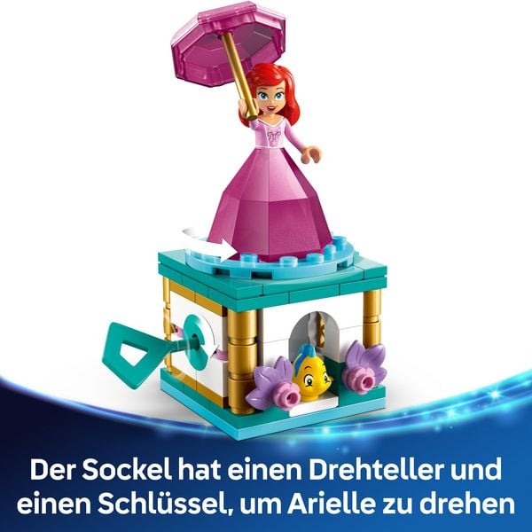 Produktbild: LEGO ǀ Disney 43259 Princess Arielle Spieluhr, Bauset mit Mini Puppe