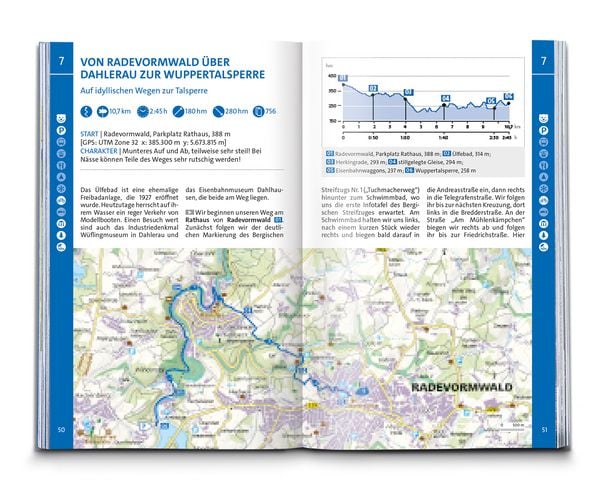 Produktbild: KOMPASS Wanderf&uuml;hrer Bergisches Land, Naturpark zwischen Rhein und Sauerland, 60 Touren