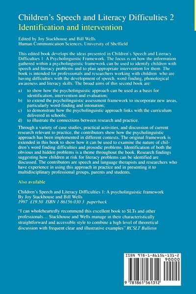 Produktbild: Children s Speech and Literacy Bk2