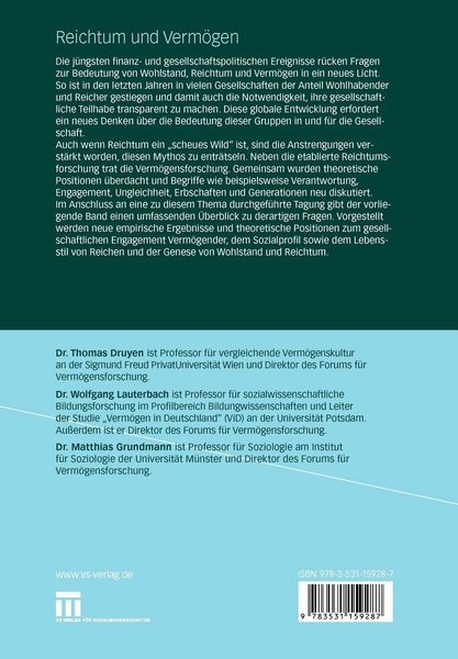 Produktbild: Reichtum und Verm&ouml;gen