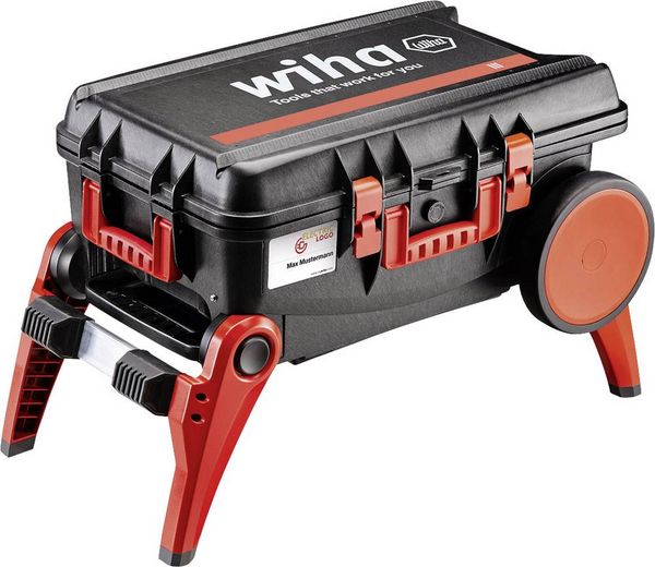 Produktbild: Wiha 44128 Elektriker, Handwerker, Profi, VDE Werkzeugkoffer best&uuml;ckt 104teilig (L x B x H) 680 x 497 x 336 mm