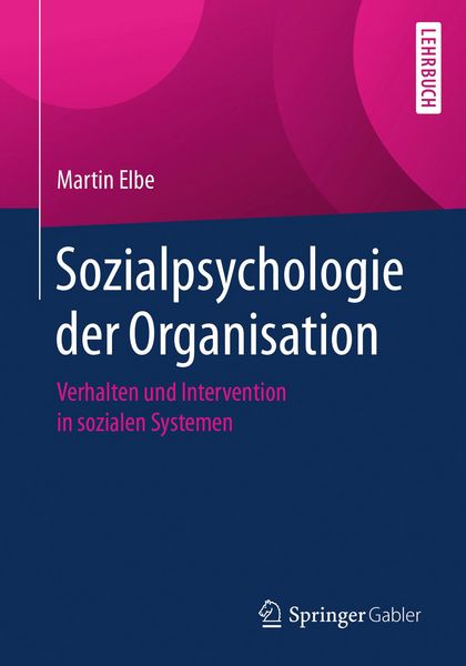 Produktbild: Sozialpsychologie der Organisation