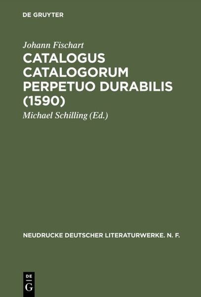 Produktbild: Catalogus Catalogorum perpetuo durabilis (1590)