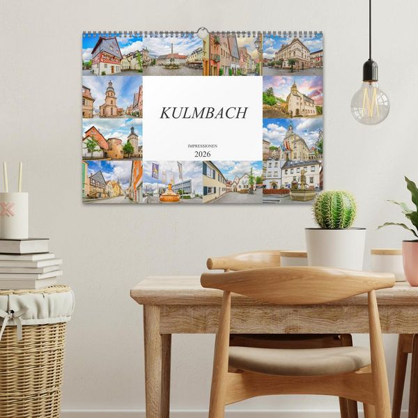 Produktbild: Kulmbach Impressionen (Wandkalender 2026 DIN A3 quer), CALVENDO Monatskalender