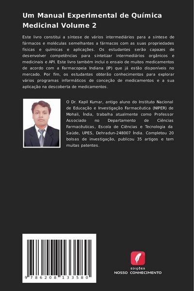 Produktbild: Um Manual Experimental de Qu&iacute;mica Medicinal Volume 2