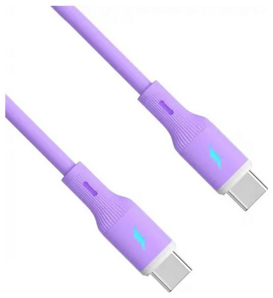 Produktbild: Akyga USB-Kabel USB-C&reg; Stecker, USB-C&reg; Stecker 1m Violett AK-USB-70