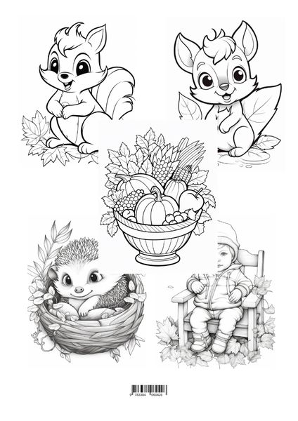 Produktbild: Herbstwunderland: Malbuch f&uuml;r kleine K&uuml;nstler
