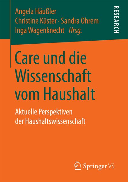 Produktbild: Care und die Wissenschaft vom Haushalt
