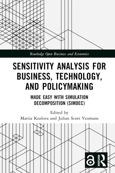 Produktbild: Sensitivity Analysis for Business, Technology, and Policymaking