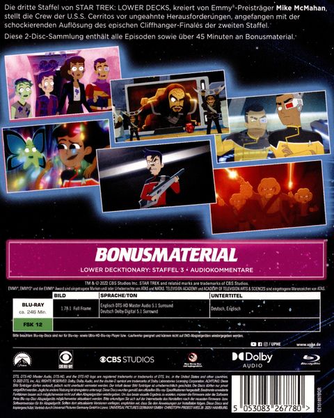 Produktbild: STAR TREK: Lower Decks - Staffel 3 [2 BRs]