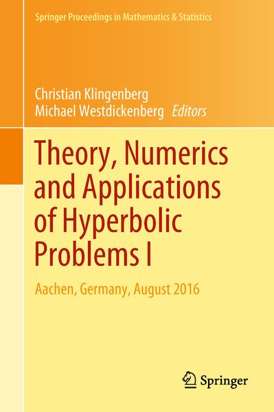 Produktbild: Theory, Numerics and Applications of Hyperbolic Problems I