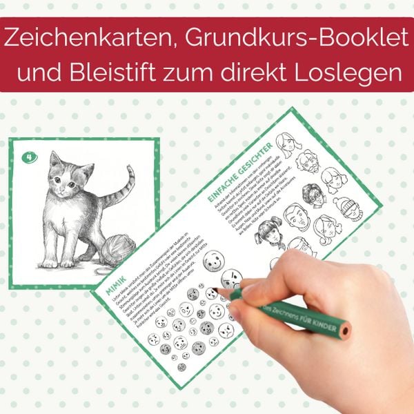 Produktbild: Die Kunst des Zeichnens f&uuml;r Kinder Zickzack-Zeichenkarten