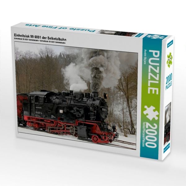 CALVENDO Puzzle Einheitslok 99 6001 der Selketalbahn | 2000 Teile Lege-Größe 90x67cm Foto-Puzzle für glückliche Stunden