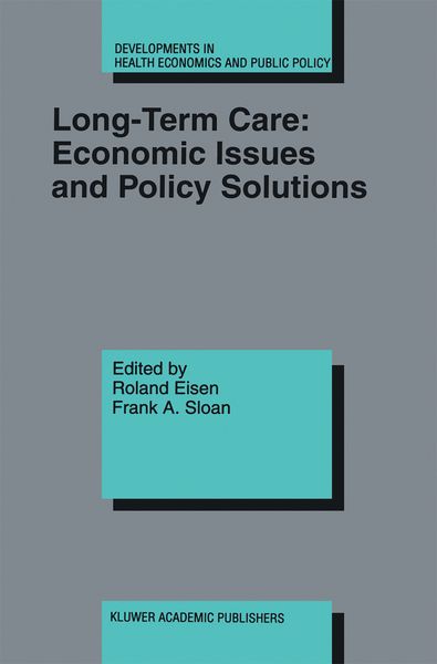 Produktbild: Long-Term Care: Economic Issues and Policy Solutions