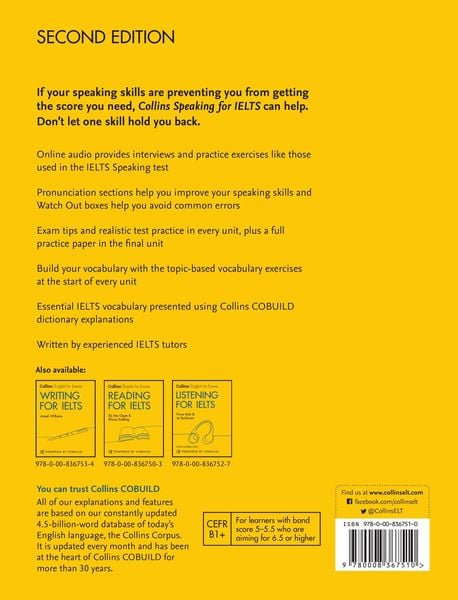 Produktbild: Speaking for IELTS (With Answers and Audio)