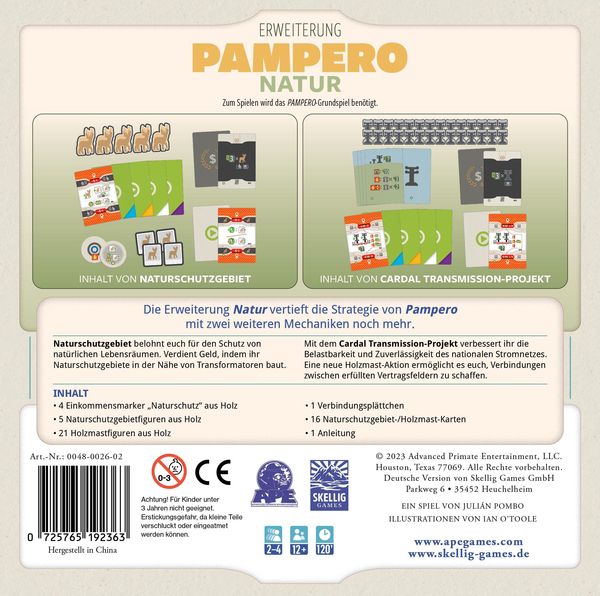 Produktbild: Pombo, J: Pampero - Natur