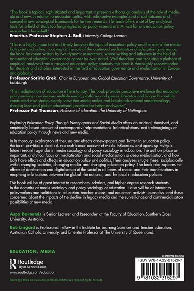Produktbild: Exploring Education Policy Through Newspapers and Social Media