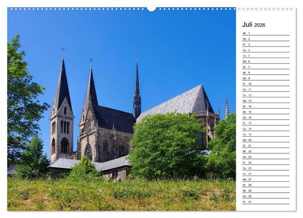 Produktbild: Halberstadt - Das Tor zum Harz (hochwertiger Premium Wandkalender 2026 DIN A2 quer), Kunstdruck in Hochglanz
