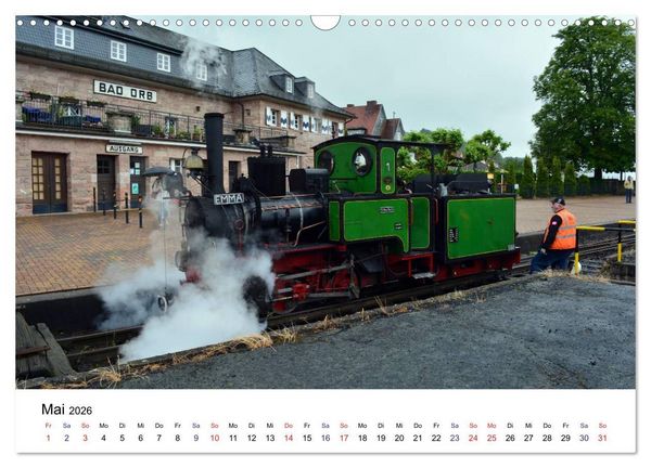 Produktbild: Feuer Wasser Kohle - Dampflokomotiven der Deutschen Reichsbahn (Wandkalender 2026 DIN A3 quer), CALVENDO Monatskalender