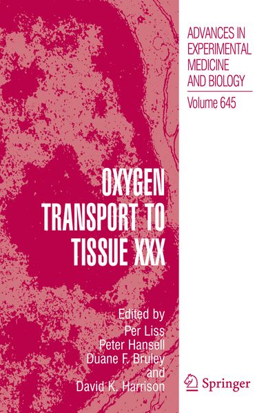 Produktbild: Oxygen Transport to Tissue XXX