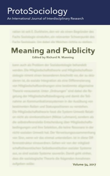 Produktbild: Meaning and Publicity