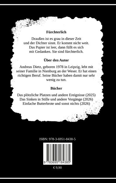 Produktbild: Das pl&ouml;tzliche Platzen und andere Ereignisse
