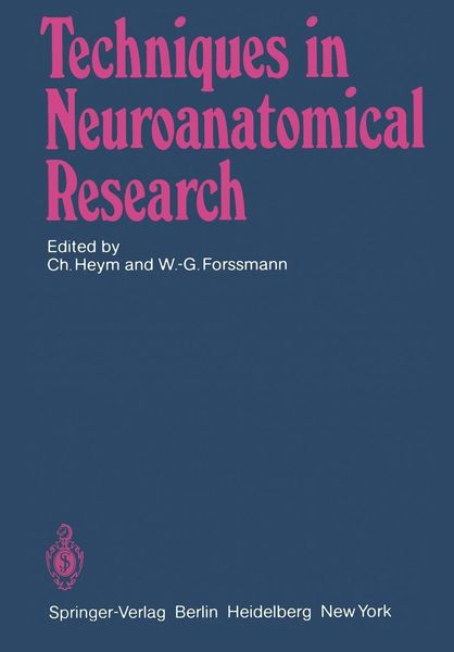 Produktbild: Techniques in Neuroanatomical Research