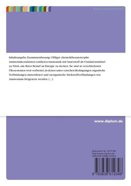 Produktbild: Anaerobe Ammoniakoxidation von Nitrosomonas eutropha