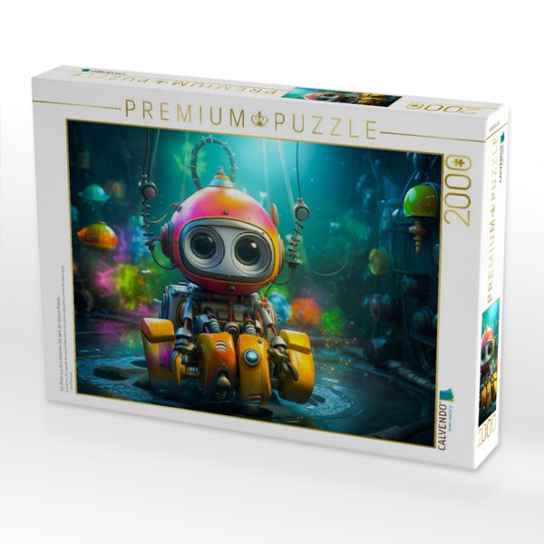 Produktbild: CALVENDO Puzzle Ein Motiv aus dem Kalender Die Welt der kleinen Robots | 2000 Teile Lege-Gr&ouml;&szlig;e 90x67cm Foto-Puzzle f&uuml;r gl&uuml;ckliche Stunden